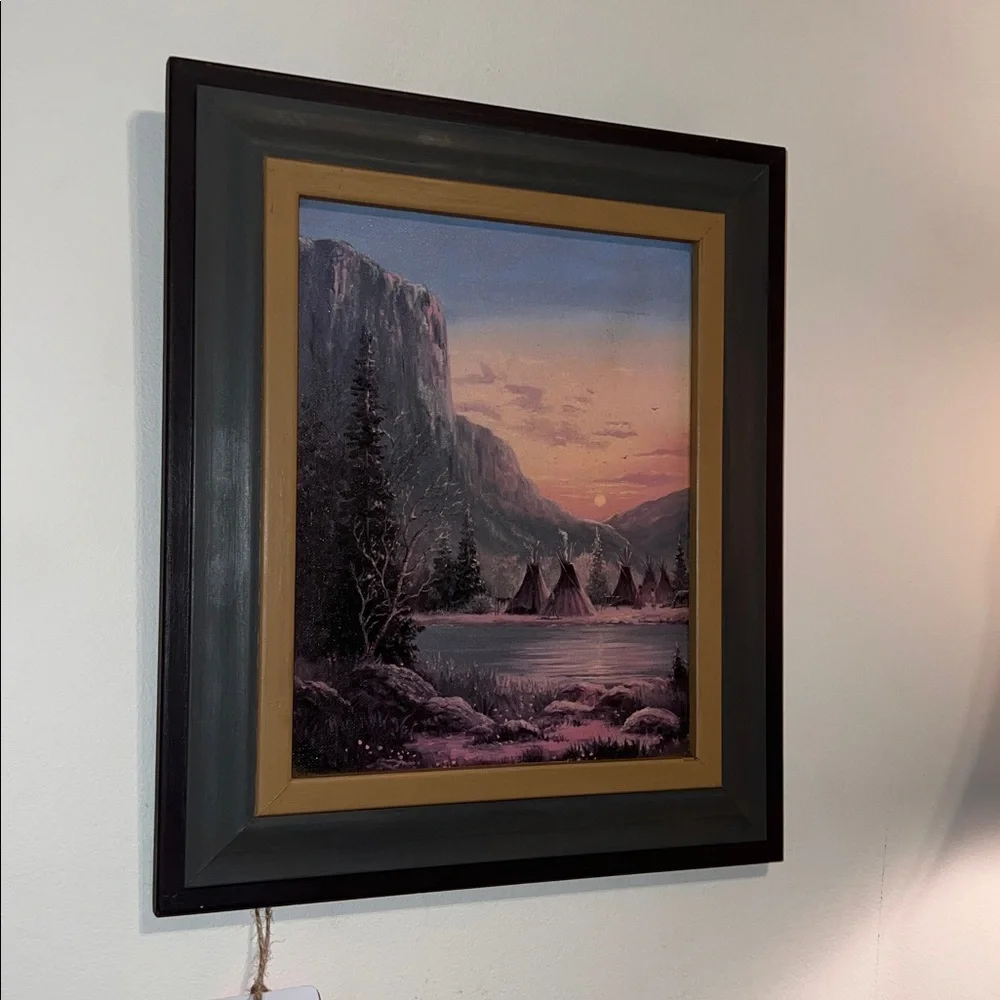 Framed Art: Tribal Village-scape - Picture 4 of 5
